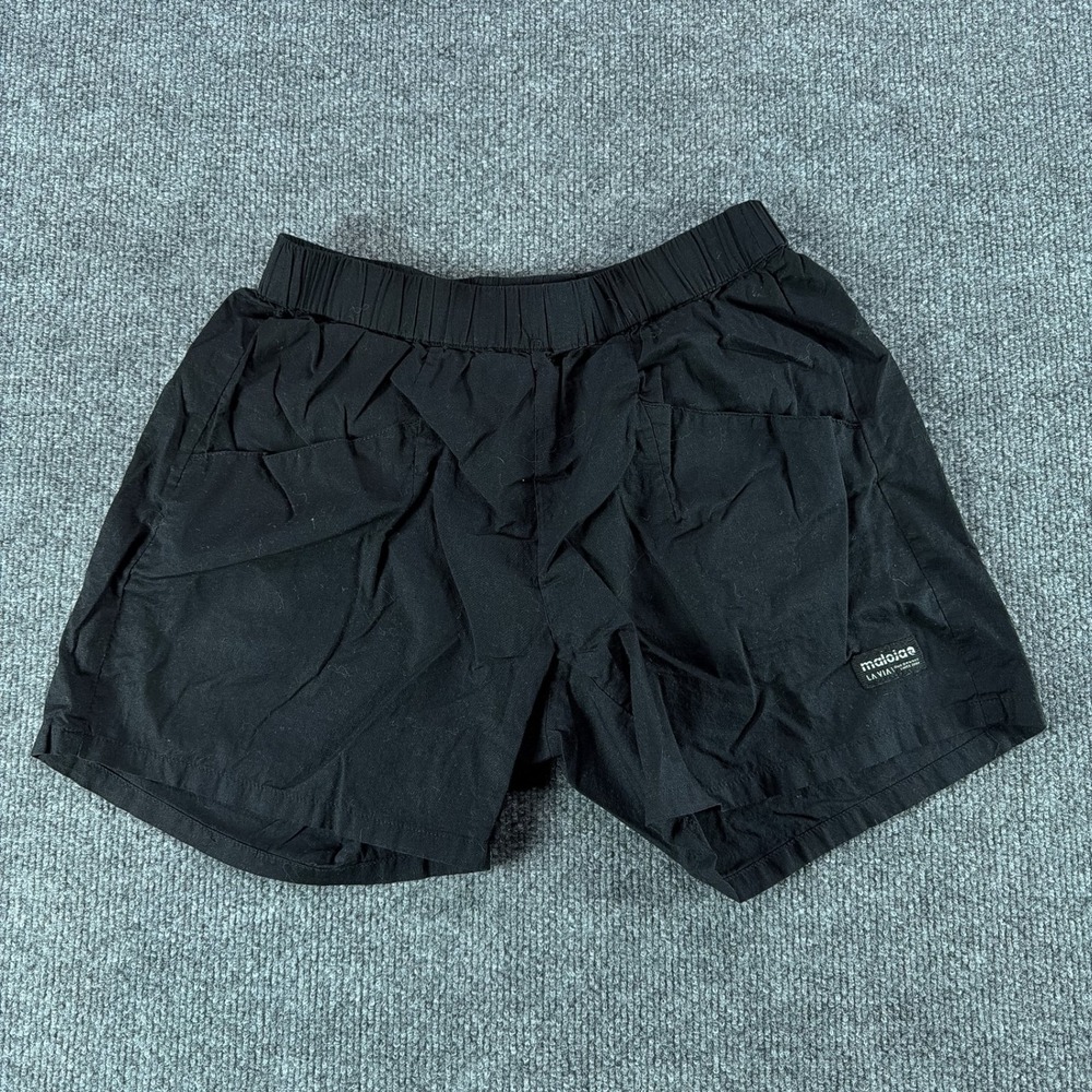 Maloja BergseeM‎ Women Black Mountain Hiking Shorts XS Gorpcore 100% Cotton